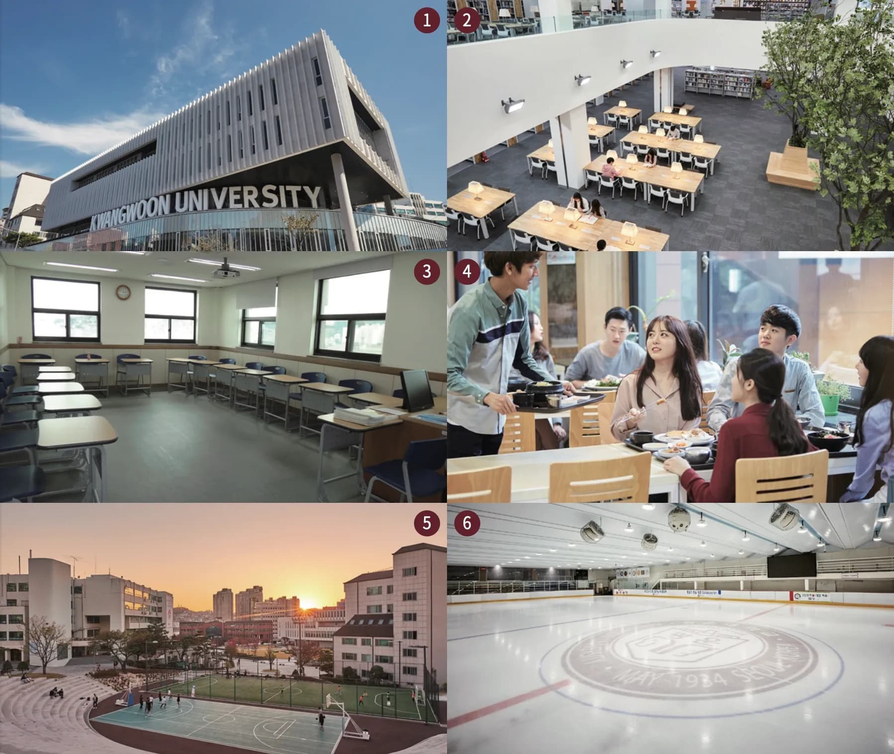 Cơ sở vật chất đại học Kwangwoon Hàn Quốc